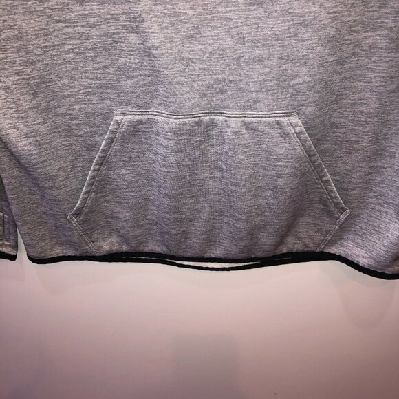 Under Armour Women Medium Gray Loose Fit Pullover Coldgear Sweatshirt Thumbholes - Picture 6 of 11